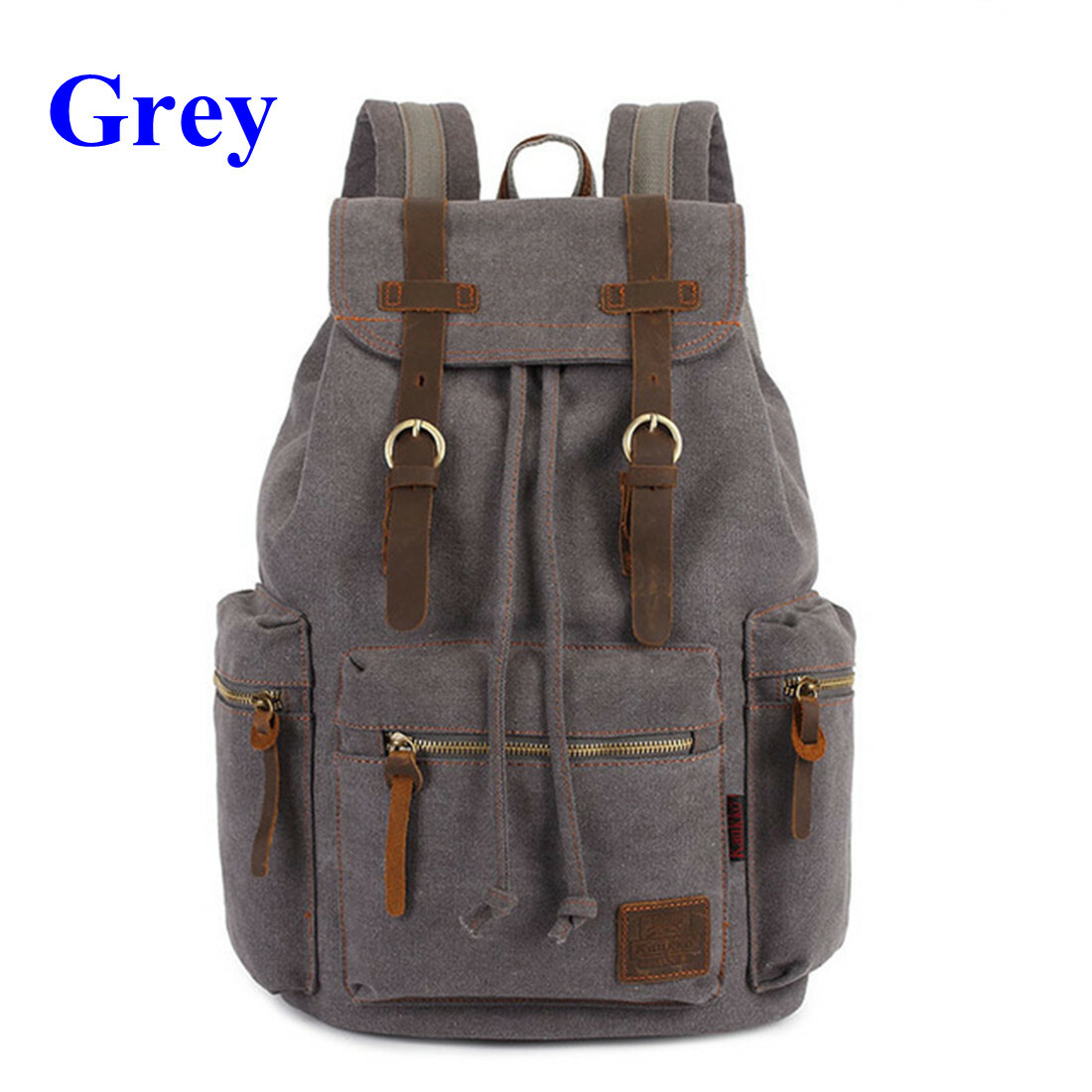 KAUKKO Men WOMEN Vintage Casual Canvas Rucksack Backpack Travel School Bag