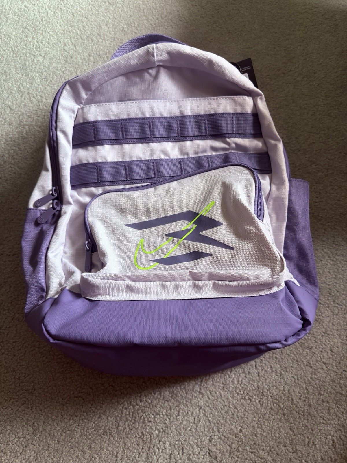 Nike 3 Brand Backpack Barely Grape One Size (30L) (Barely Grape)