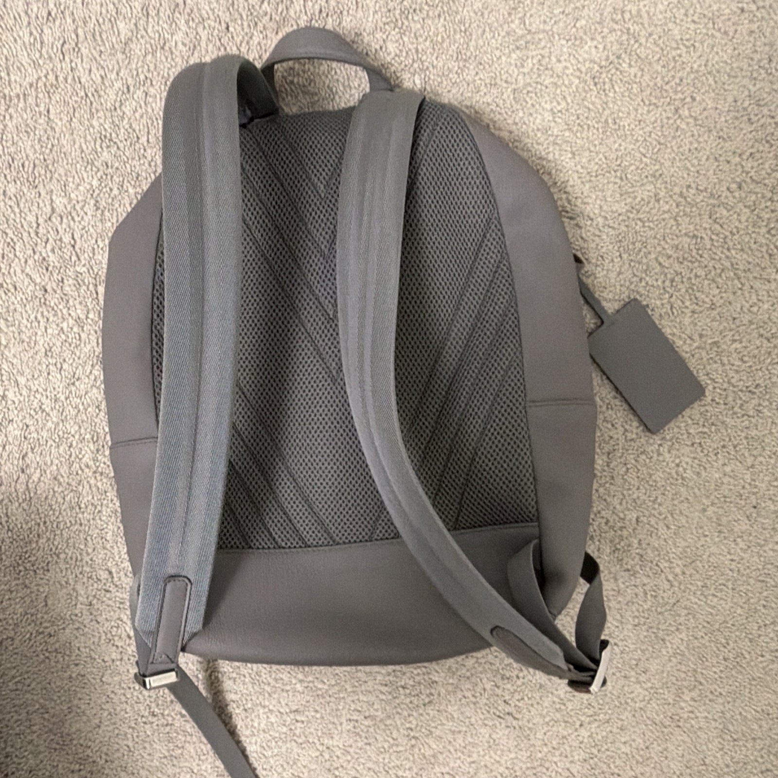 Louis Vuitton Authentic Takeoff Gray Leather Backpack 43x30x14cmM59325