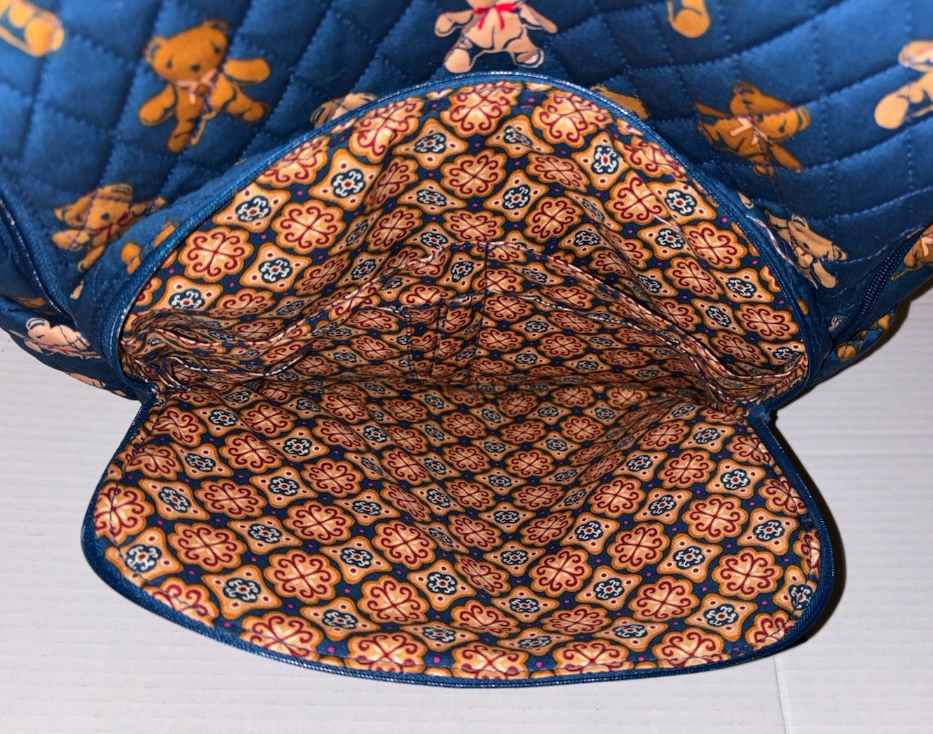 Vera Bradley Cotton Bancroft Backpack Bunch of Bears Teddy Bears NWT