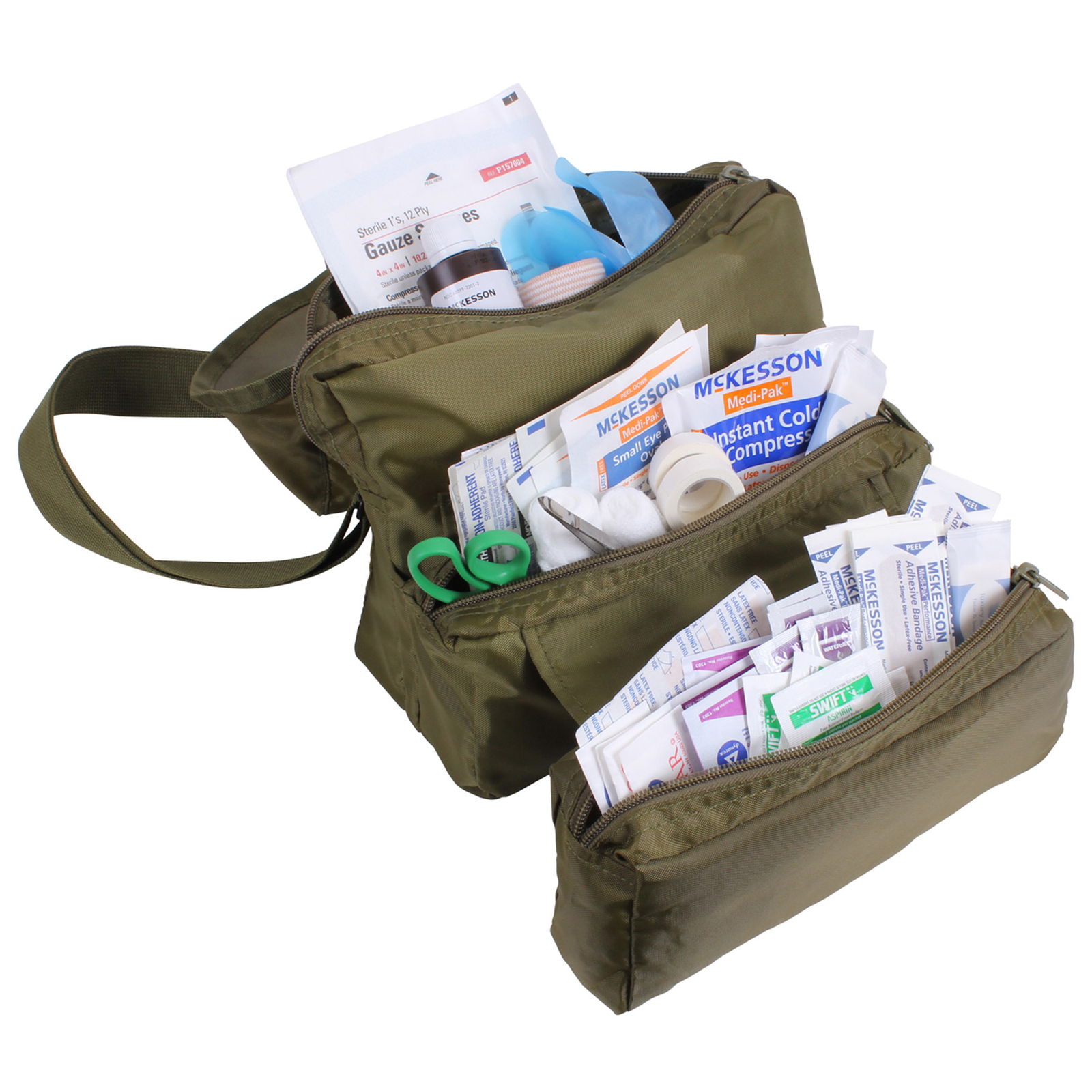 Olive Drab Kit Bag G.I. Style Field Medics Shoulder Bag