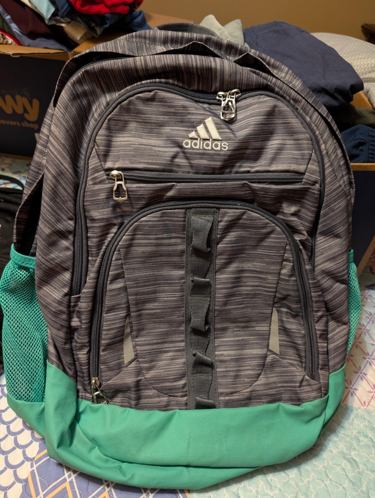 Adidas Prime IV Backpack Brasilia Student Hustle Sport Classic Looper Green