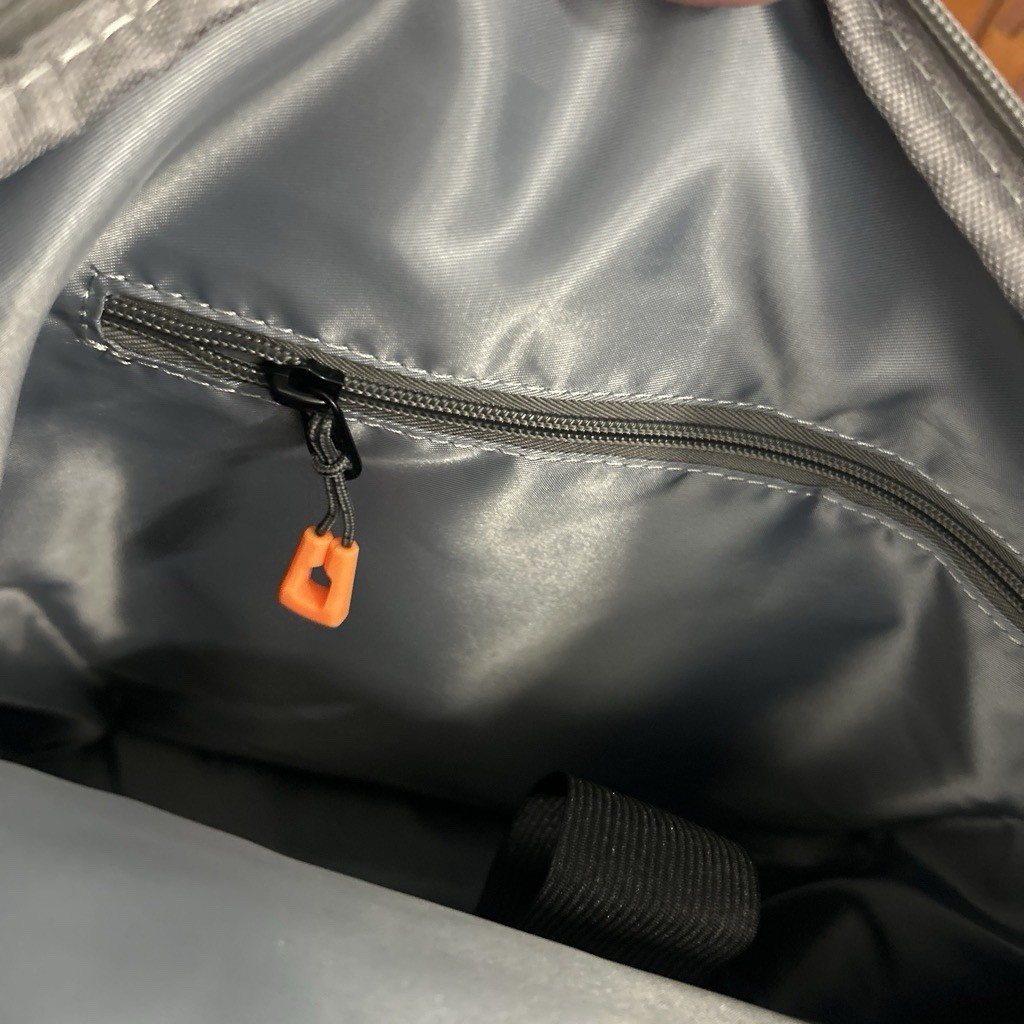 TORIMA Gray/Black Men’s Backpack Zip & Snap Closure with Inner/Outer Pockets