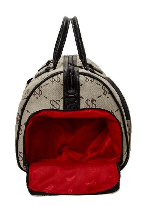 SPRAYGROUND SHARKS IN PARIS MONOGRAM DUFFLE DOLLAR LOGO CLASSIC TRAVEL LARGE BAG