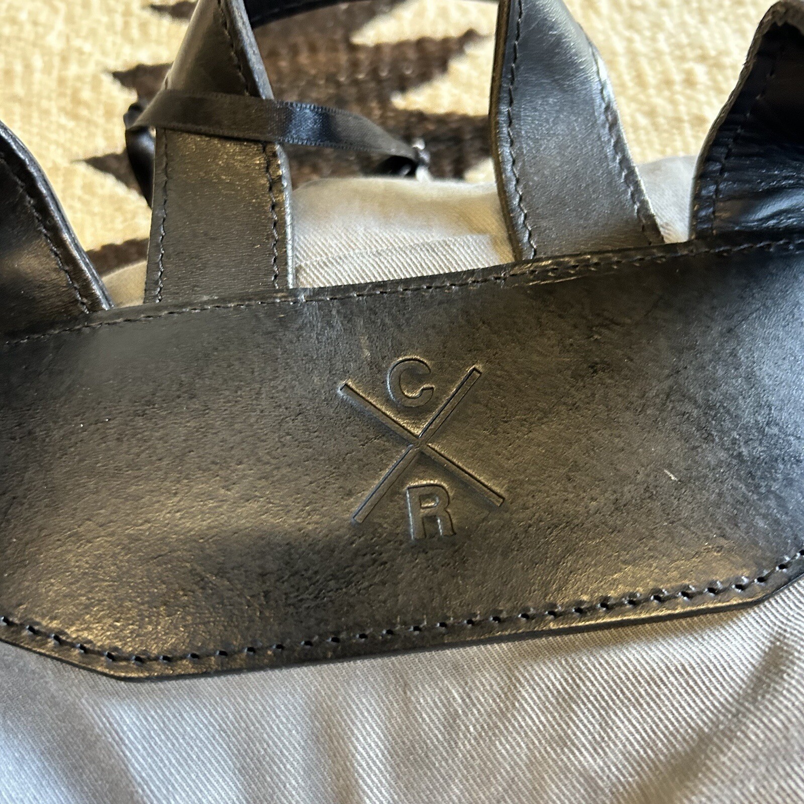 Christopher Raeburn Aruck Leather And Cotton Roll Top Backpack