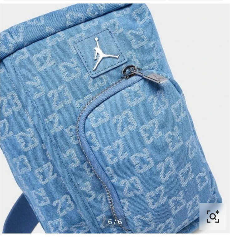 Jordan Monogram Denim Crossbody Bag 23 Logo MA9062-571 Limited Edition New