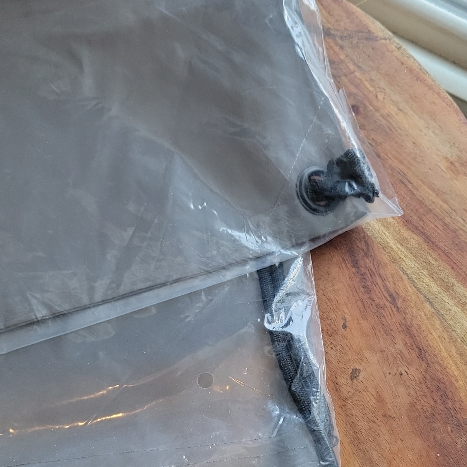 KITH Reflective Silver Drawstring Bag One Size, Shoulder Strap, Travel Casual