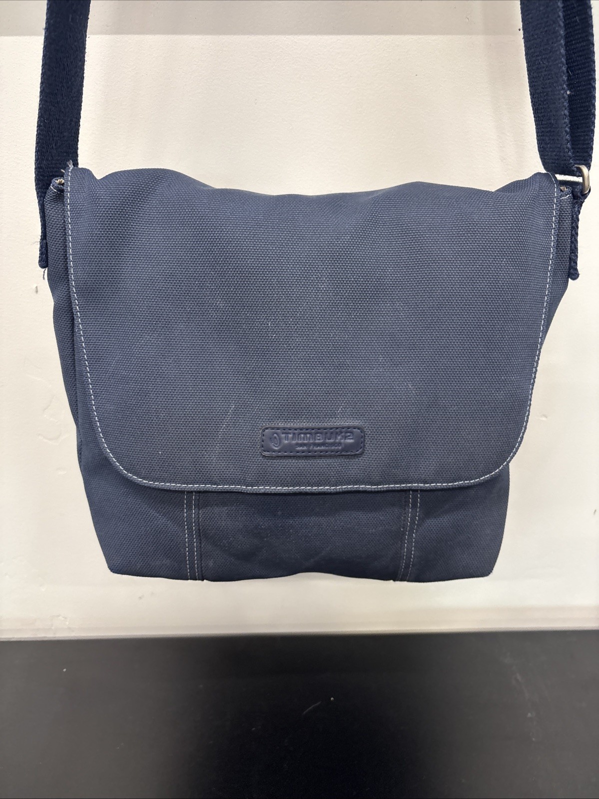TIMBUK2 Classic Metro Blue Crossbody Messenger Bag EUC 90’s Preppy Academia