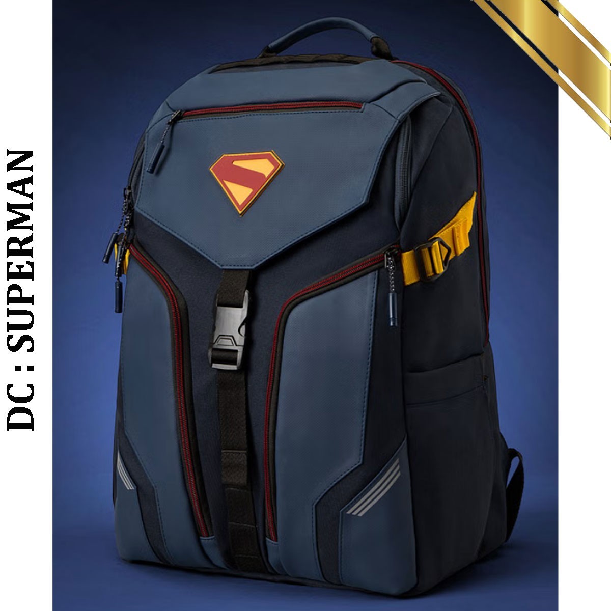 DC Superman Backpack 25L Premium Utility & Laptop Bag College School Travel Bag