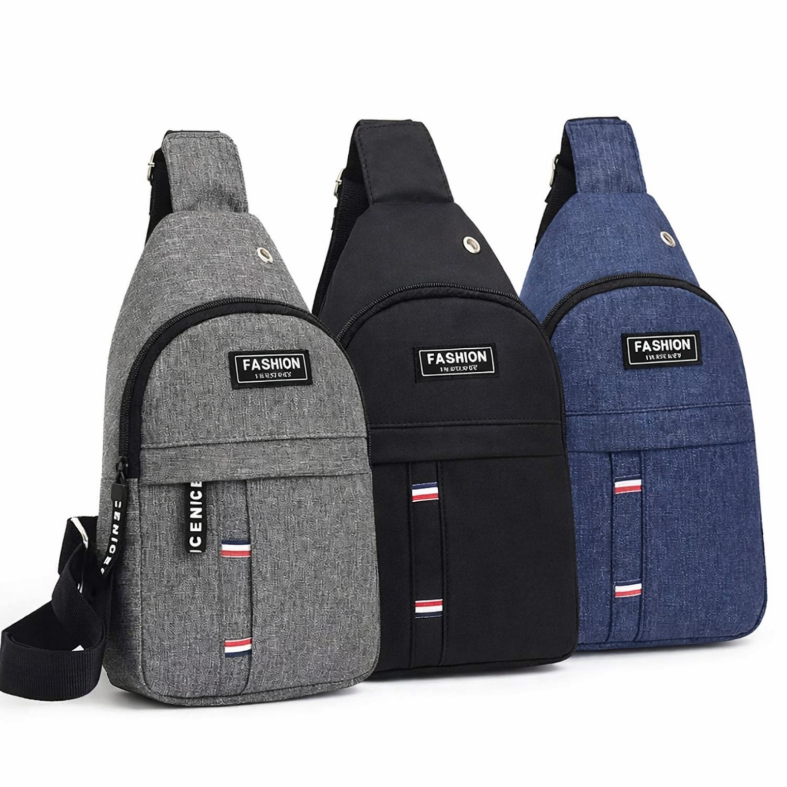 Men’s Waterproof Crossbody Sling Bag Chest Pack For Travel Hiking Cycling