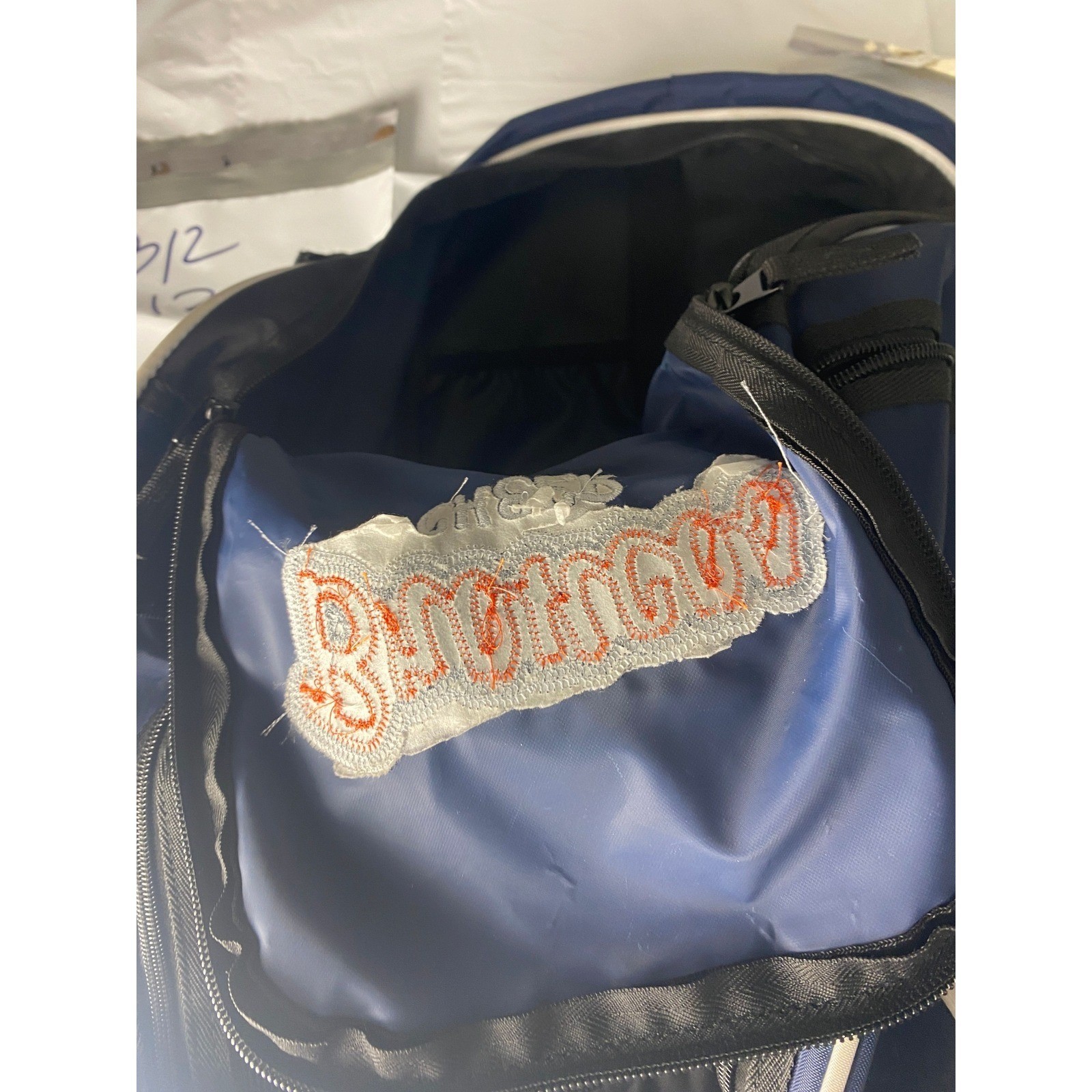 Brunswick Champs Bowling Backpack Blue Black Single Ball Gear Bag Adjustable