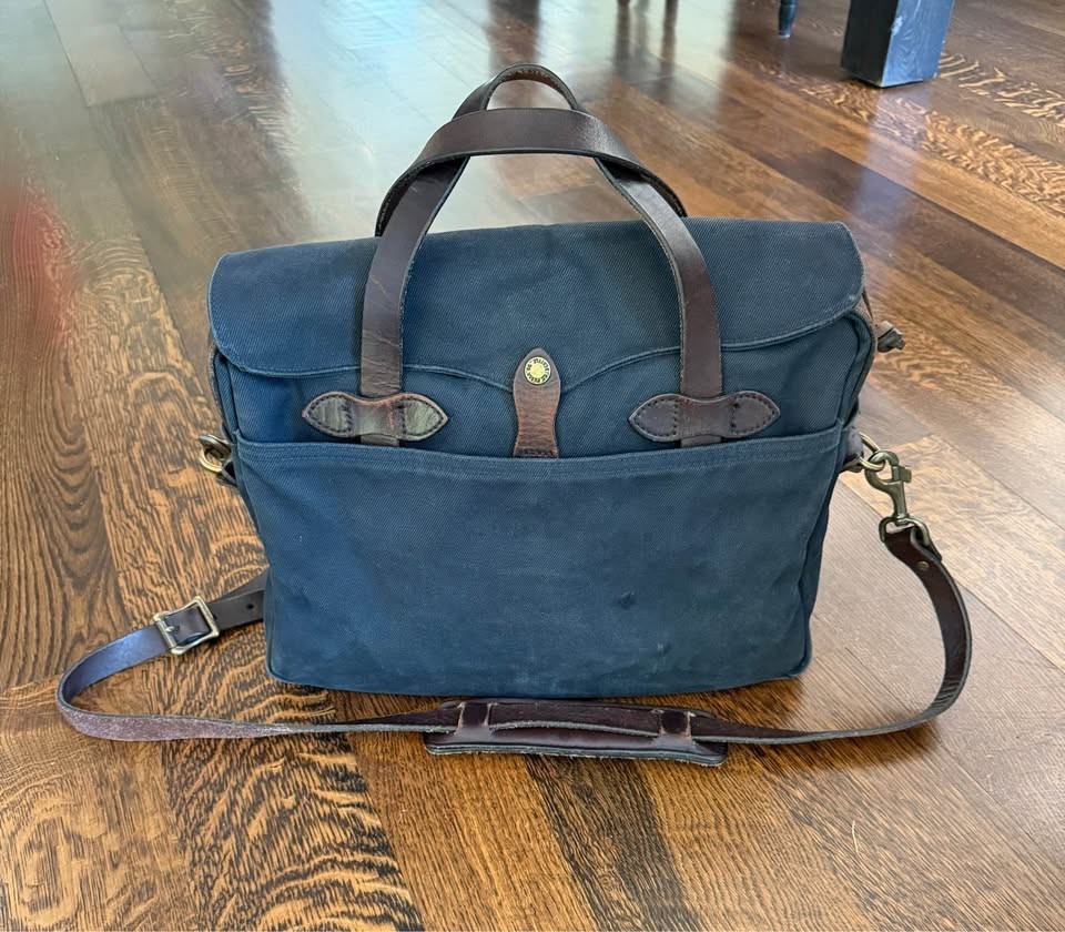 Filson Rugged Twill Original Briefcase. $500 MSRP + tax = $550 total