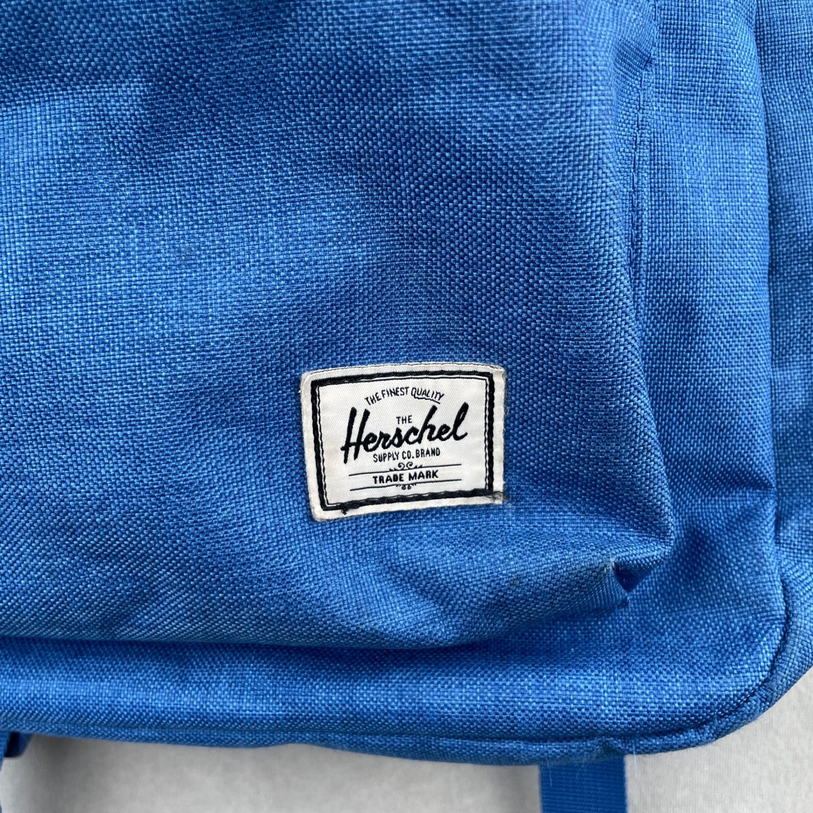 Herschel Supply Co Heritage Backpack Royal Blue Canvas Laptop Sleeve Bookbag