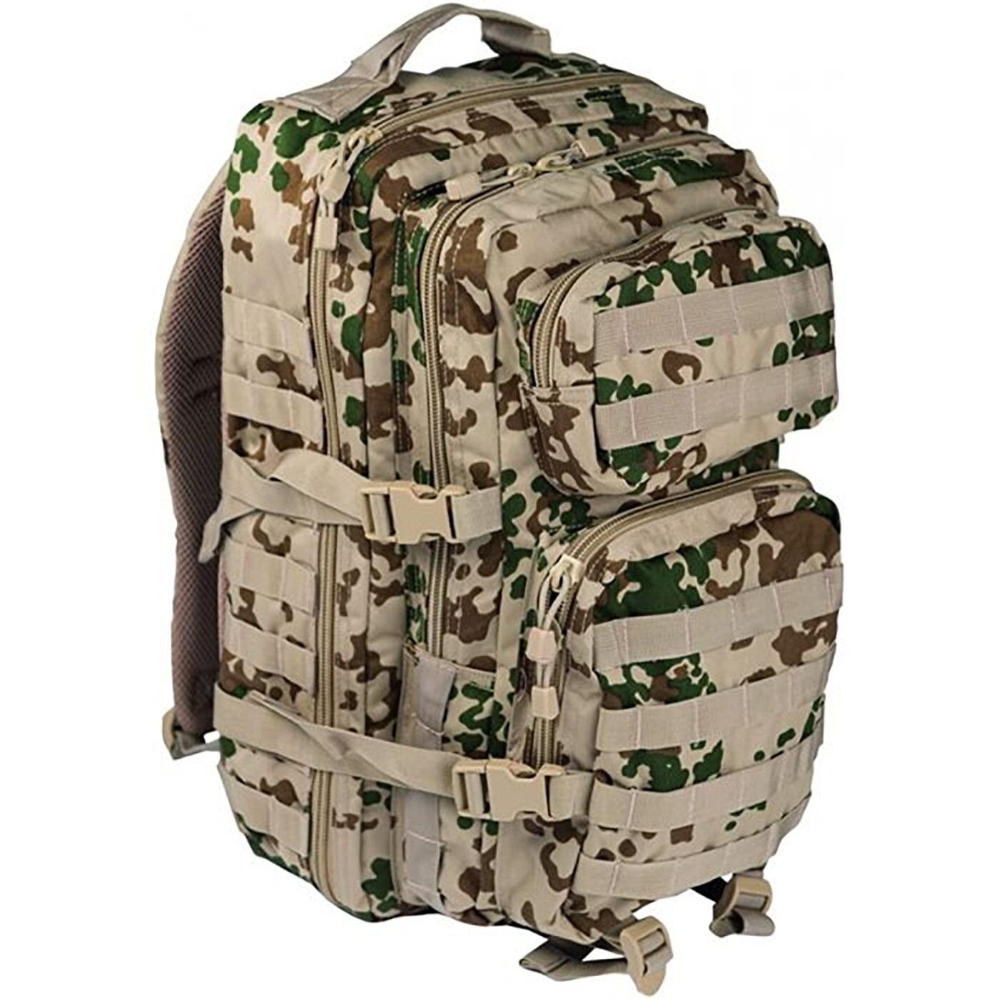 Tactical Backpack Combat MOLLE Rucksack US Assault Pack 20L German Tropical Camo