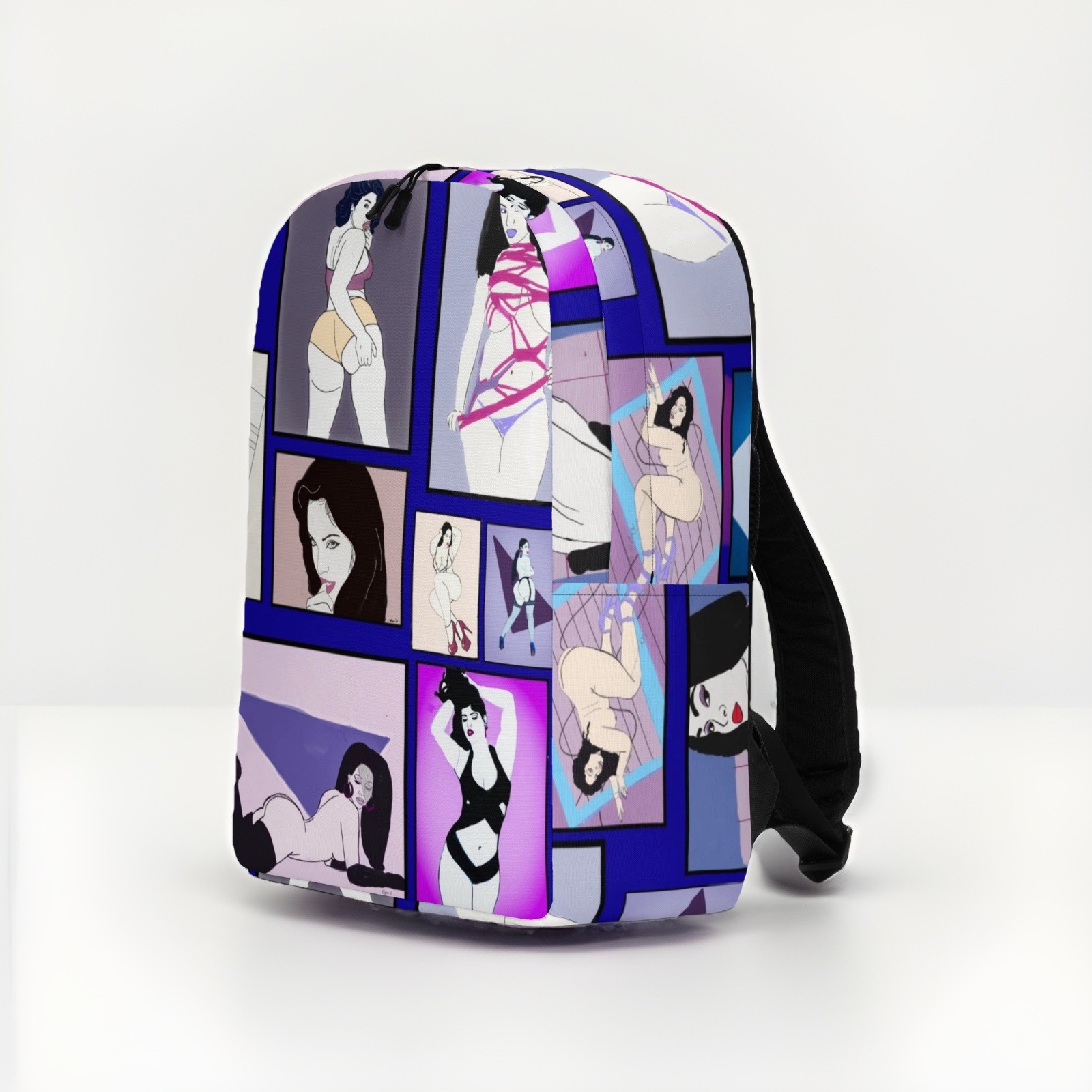 Contemporary Pop Art Modern Minimalist Backpack Youth Culture