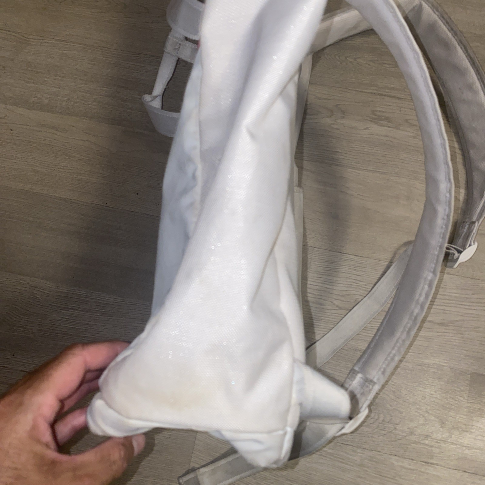 Nike Radiate Backpack Bag White Orange Pink Tote Roll Top Design Pockets