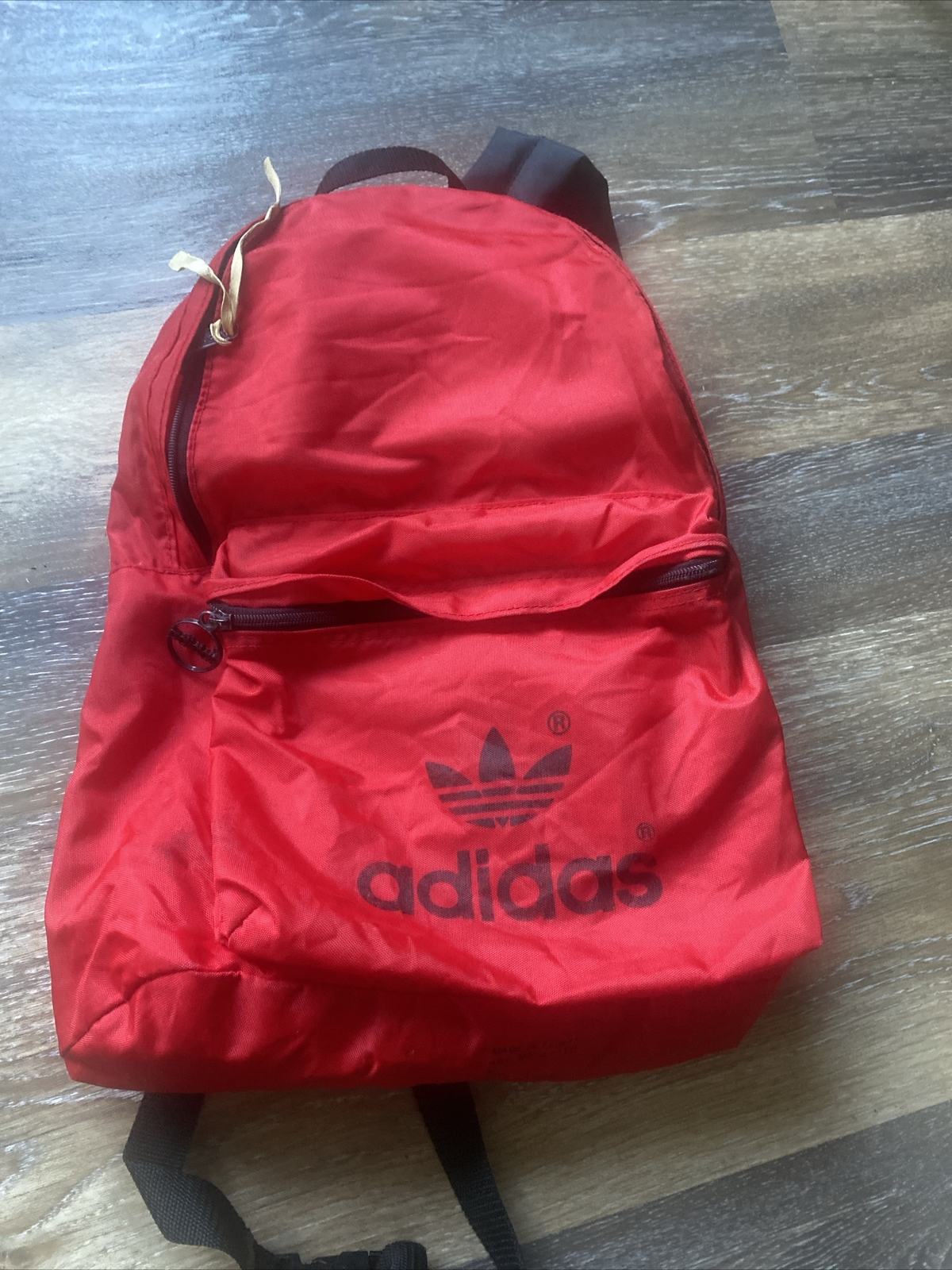 Vintage ADIDAS Trefoil Backpack Taiwan Made