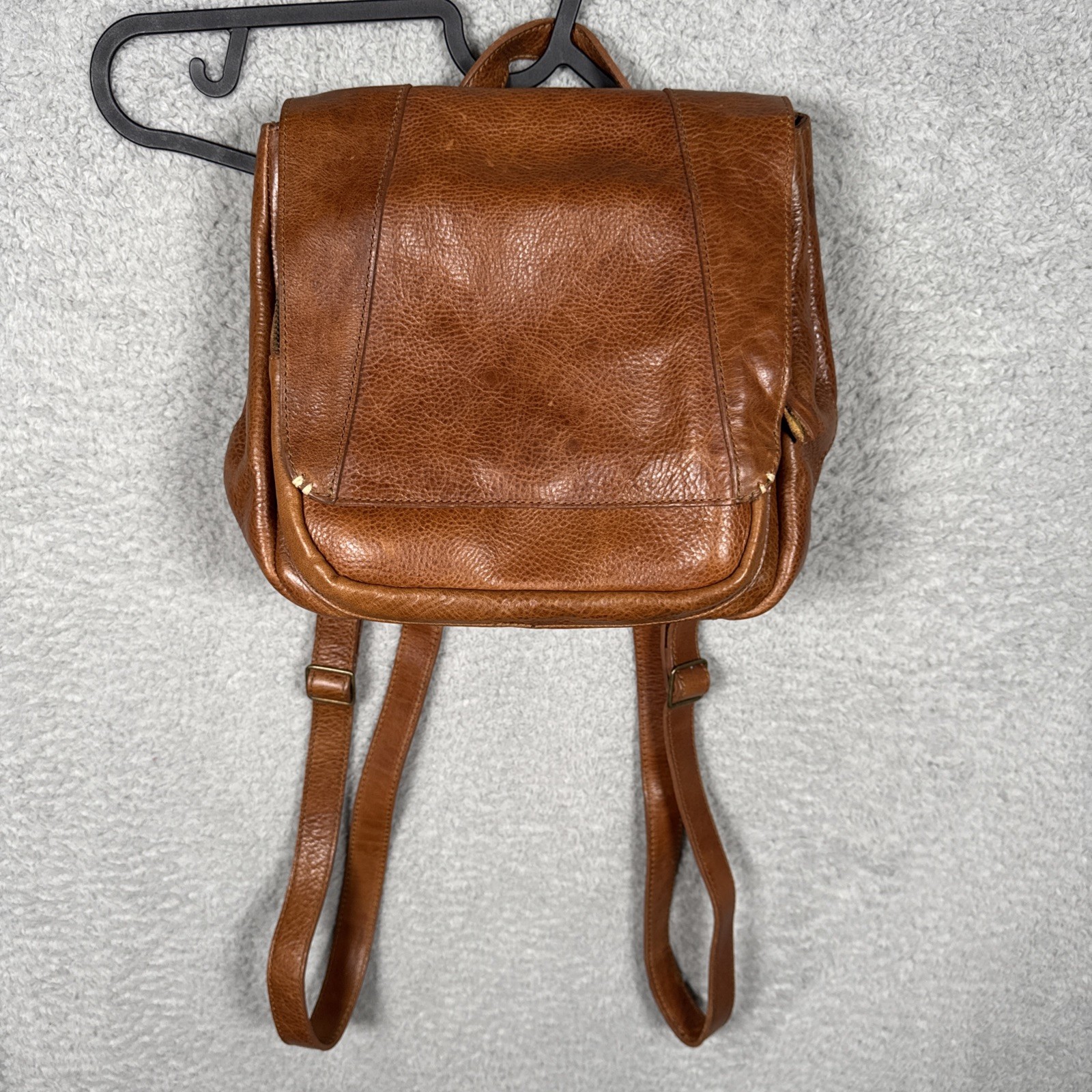 Buffalo Jackson Leather BACKPACK Brown Womens excellent condition