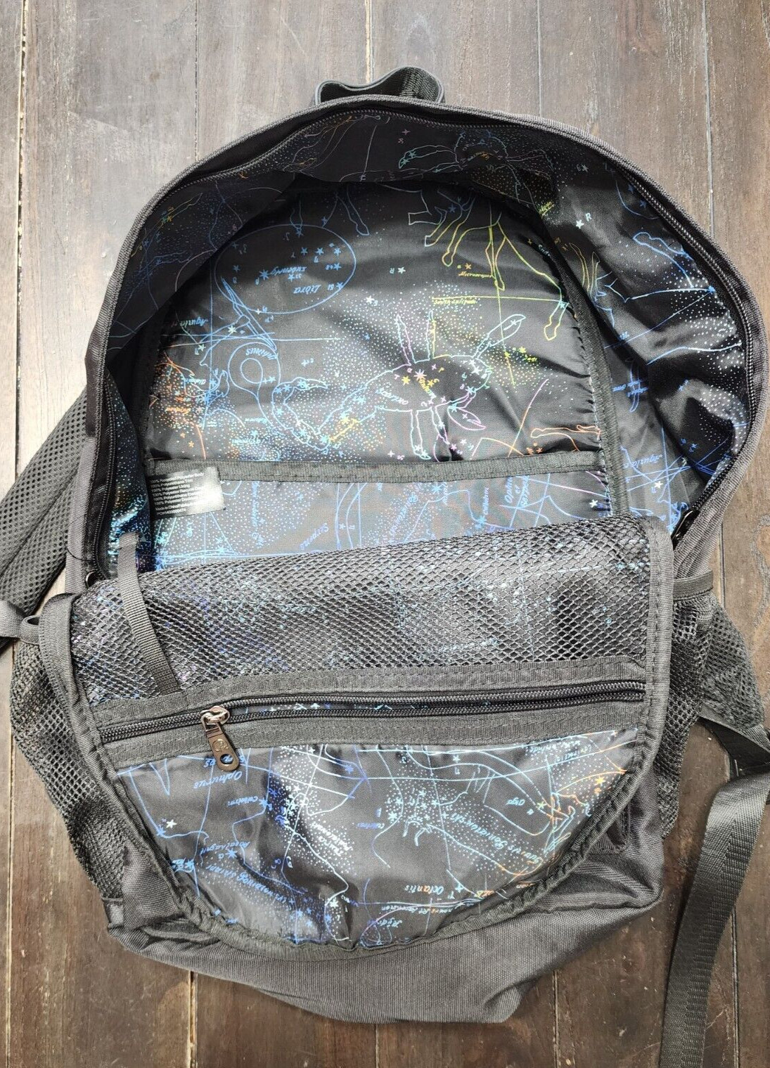 Robert Graham Always Behind You Solid Black Backpack Recycled Polyester