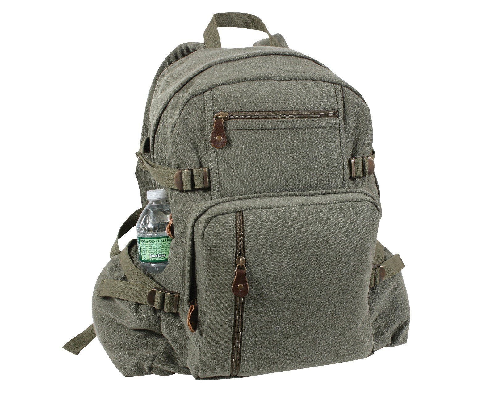 Rothco Jumbo Vintage Canvas Backpack – Olive Drab Green