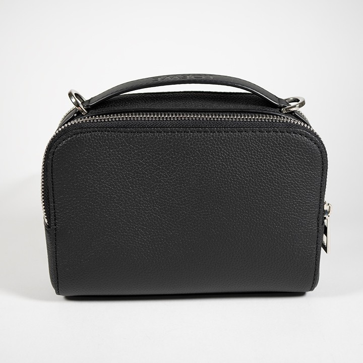 LOEWE Mini Camera Crossbody Bag Black Leather Shoulder Bag C660R41X02