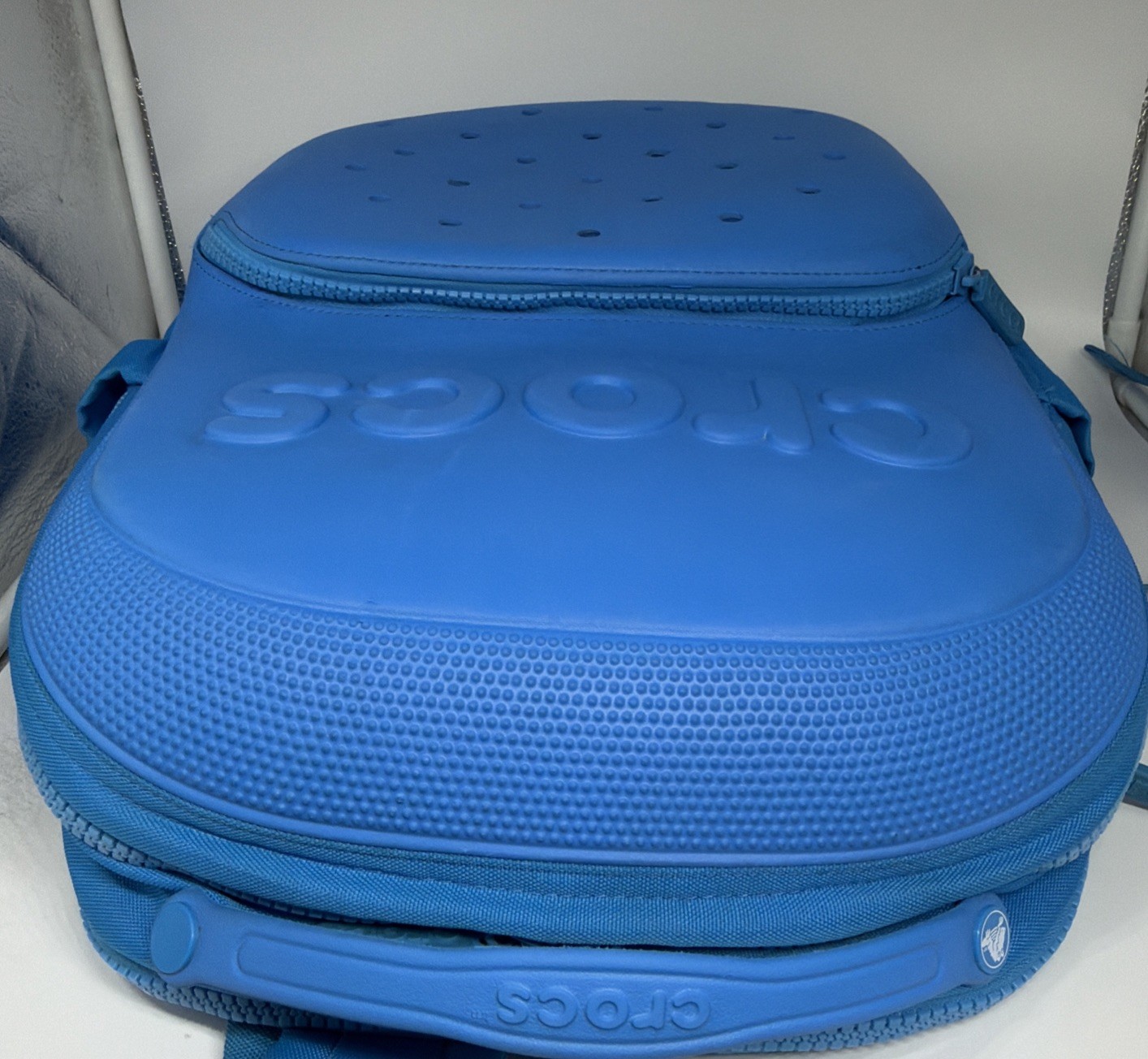 Crocs Classic Backpack Blue School Bag Travel Daypack Casual great condition