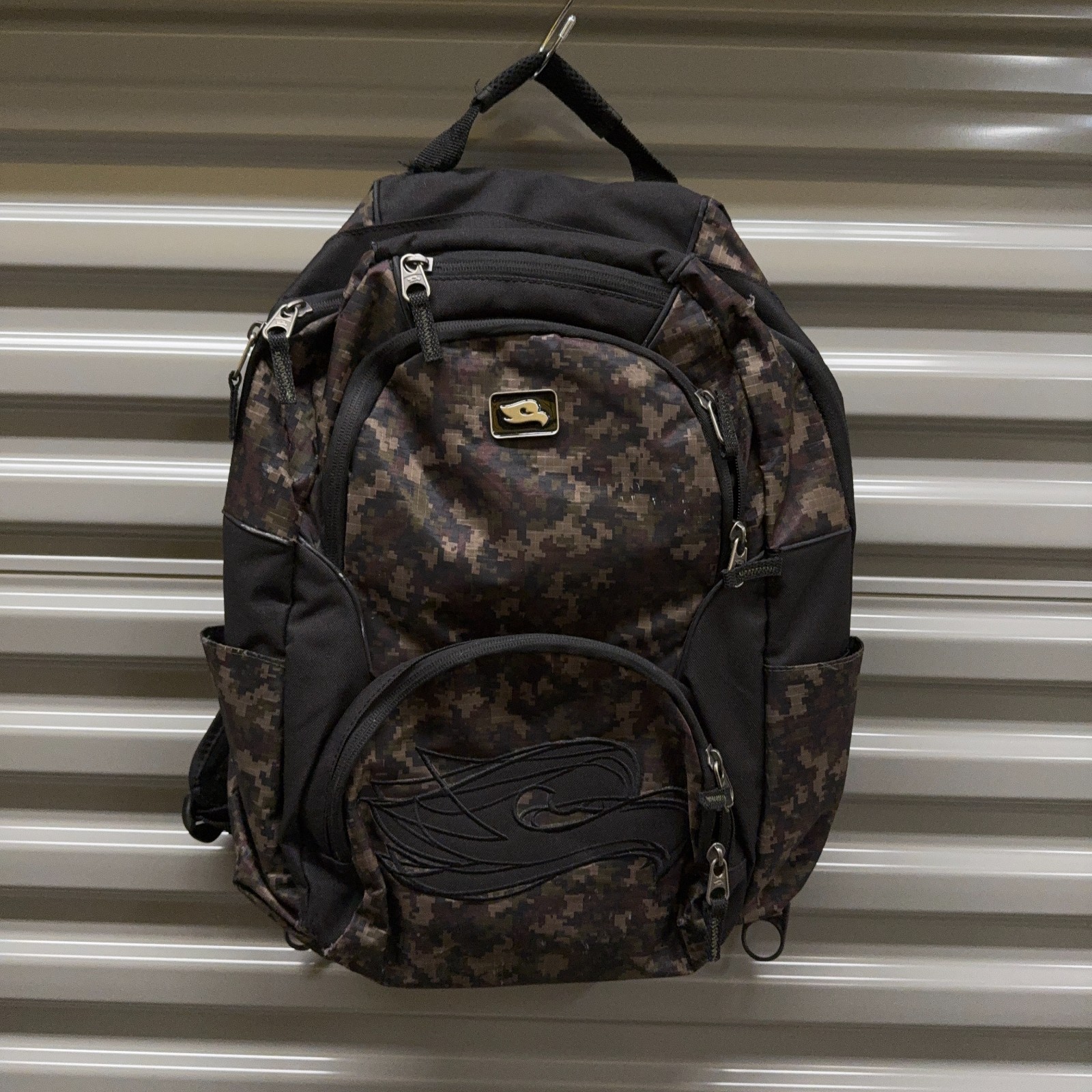 Tony Hawk Explosion Backpack Adult Green Digital Camo Outdoor Travel Hiking