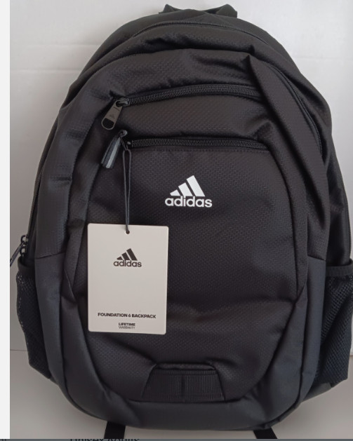 Adidas Classic 3S 5 Backpack Black NWT 19″ Unisex 16″ Laptop Sleeve