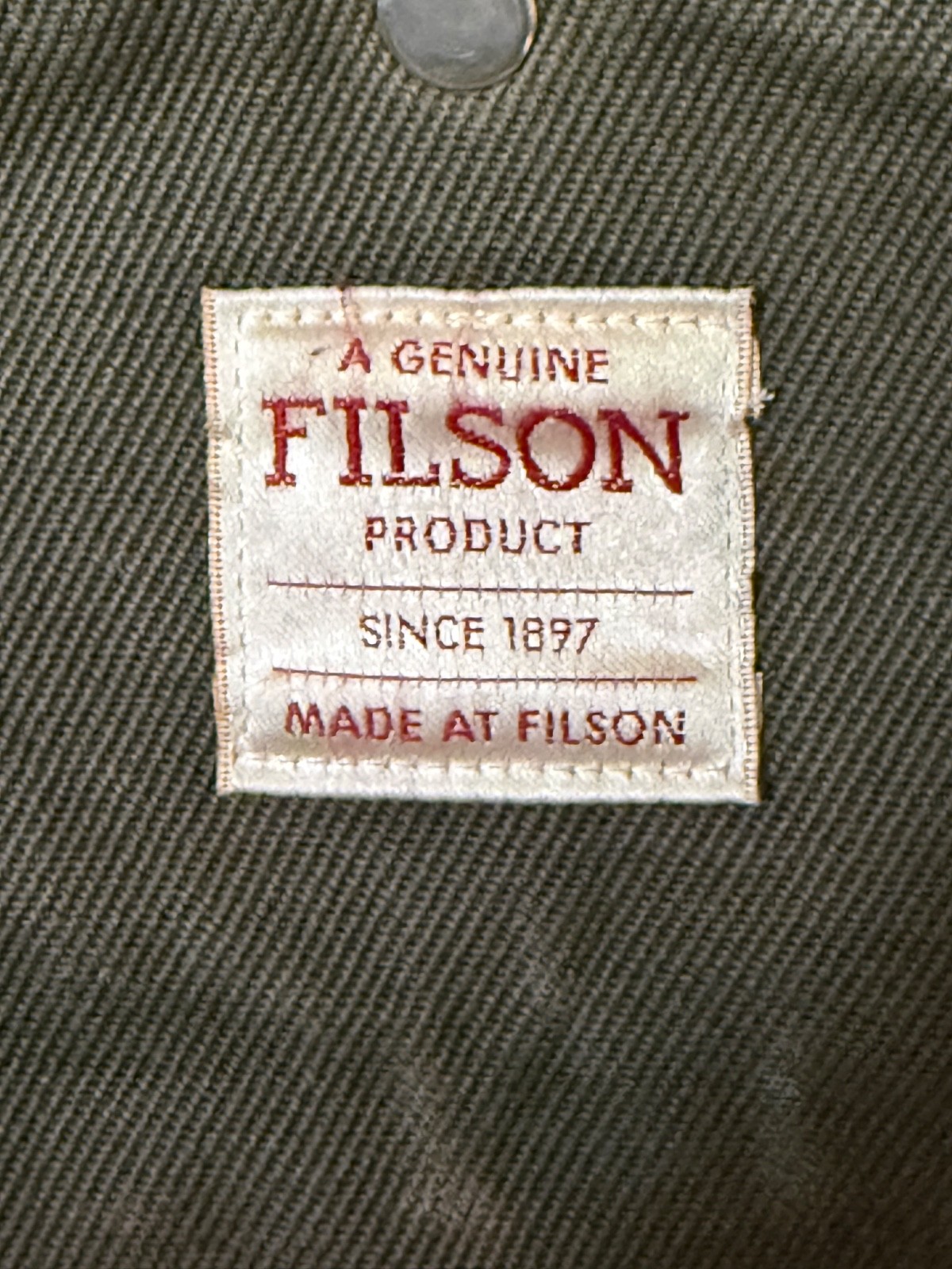 Previously Loved Filson 256 Original Briefcase Otter Green USA Leather Bag