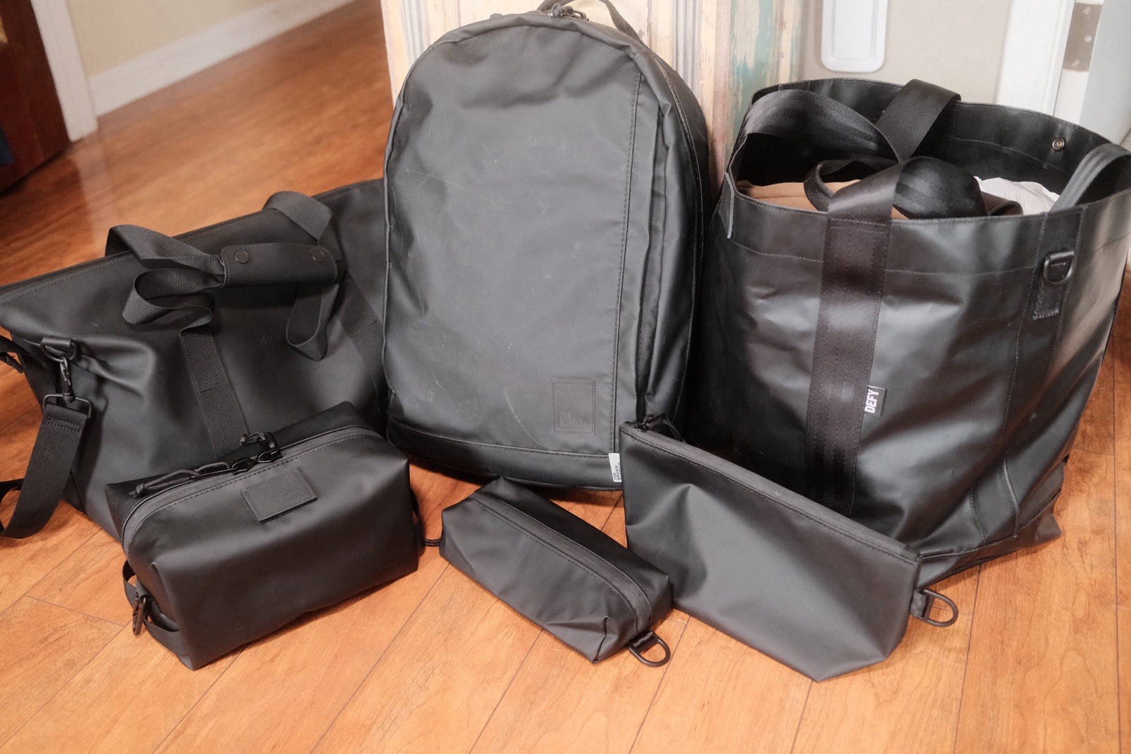 Rare Brown Buffalo MIUSA ConcealPack 19L Bundle (Pack, Tote, Duffel, Dopp Kits)