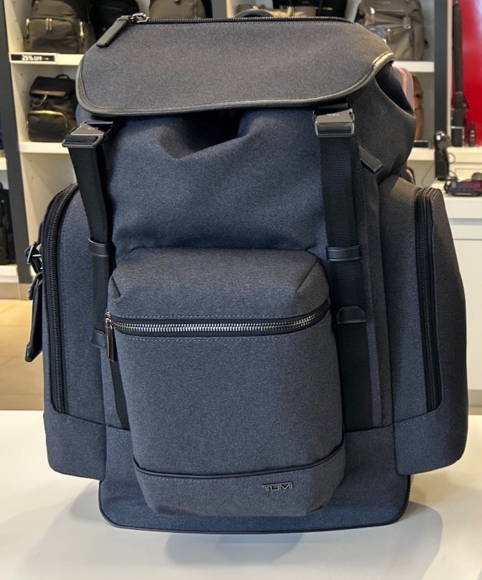 NEW Tumi Harrison GRIFFEN FLAP 19.5” Nylon Laptop Backpack – CHARCOAL GRAY