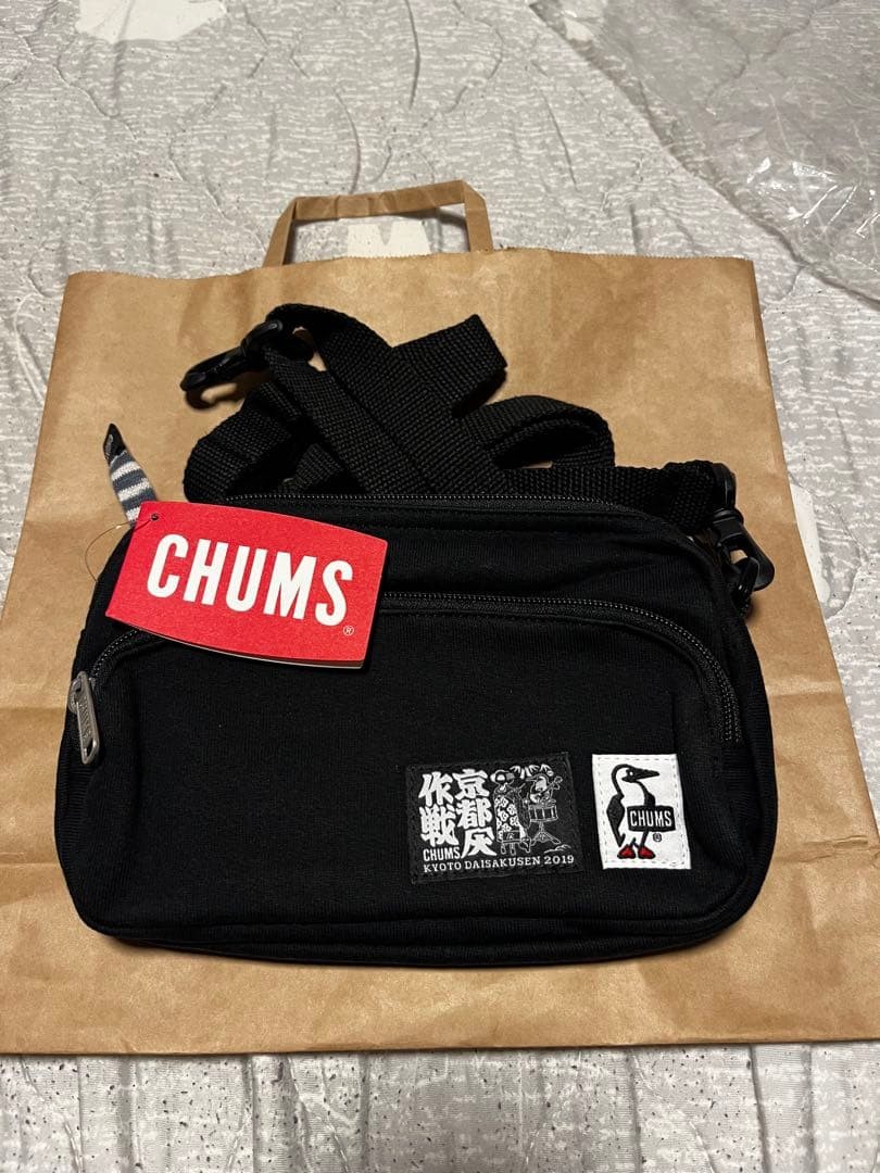 CHUMS x Kyoto Daisakusen 10-FEET Shoulder Sacoche Bag Black New