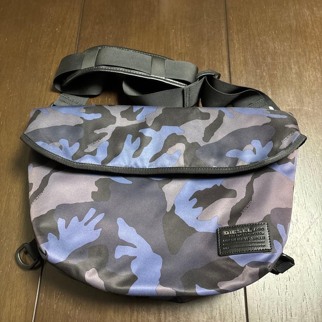 Diesel Men Messenger Bag Shoulder Camouflage 42x15x28cm Luxury Stylish Casual