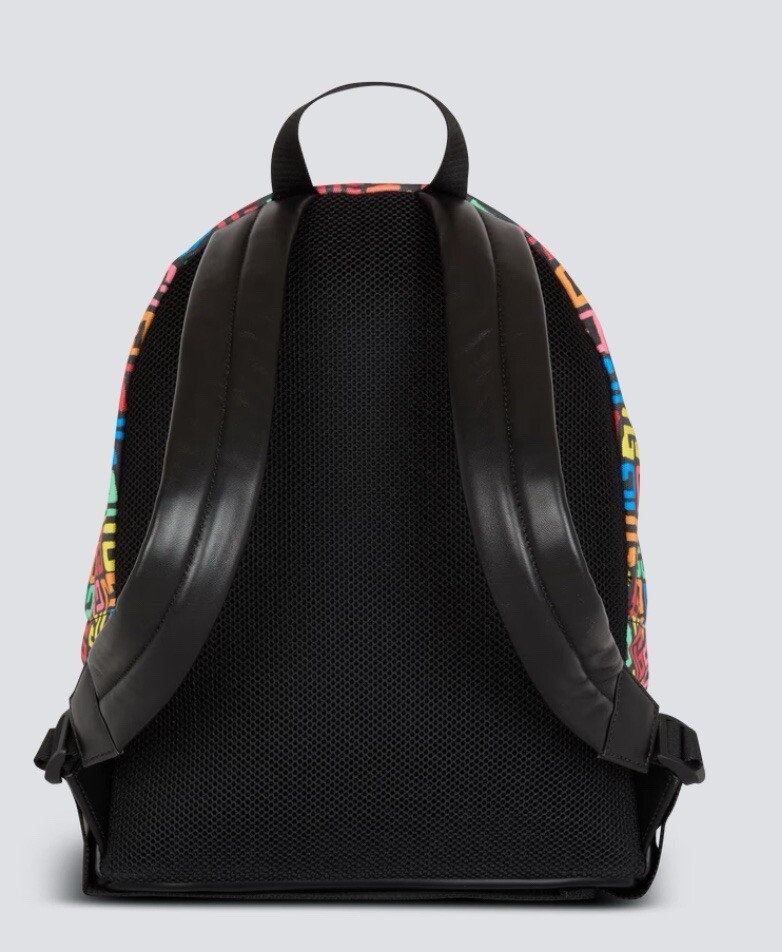 Balmain Multicoloured PB Labyrinth canvas backpack