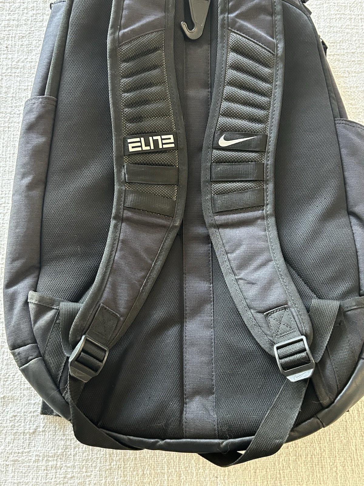Nike Hoop Elite Pro Basketball Backpack Black Gray Padded