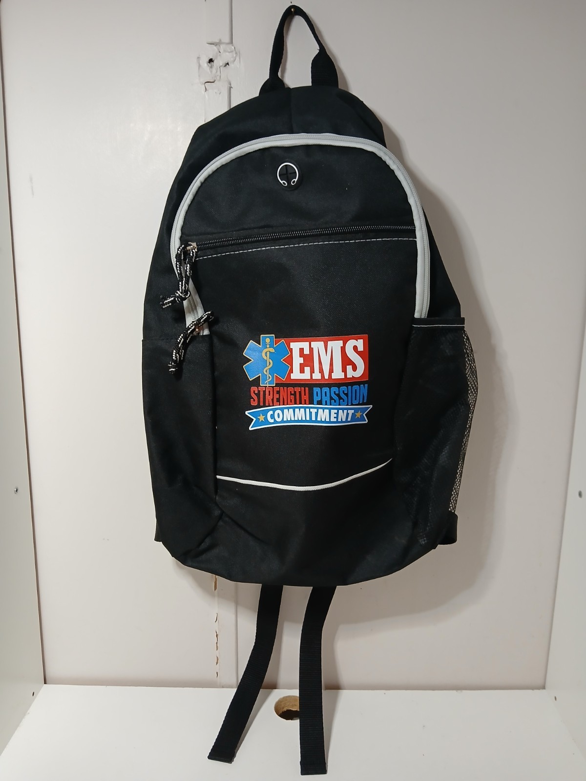 EMS Strength Passion Commitment Backpack Bag Paramedic