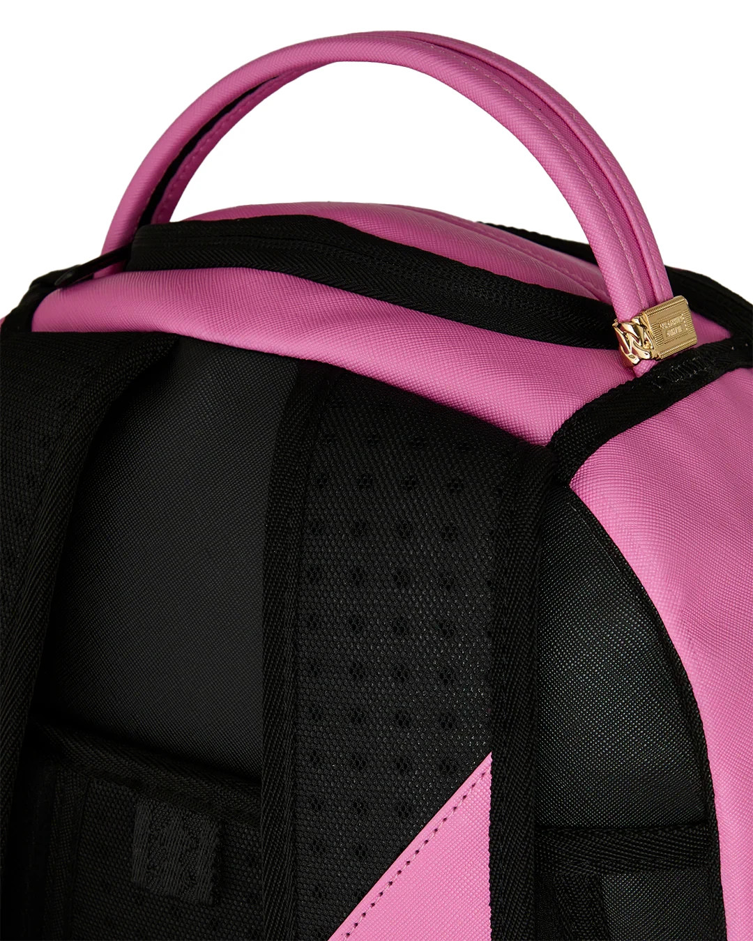 SPRAYGROUND LIMITED EDITION BACKPACK PINK SHARK CENTRAL PALACE EMBROIDERED PVC