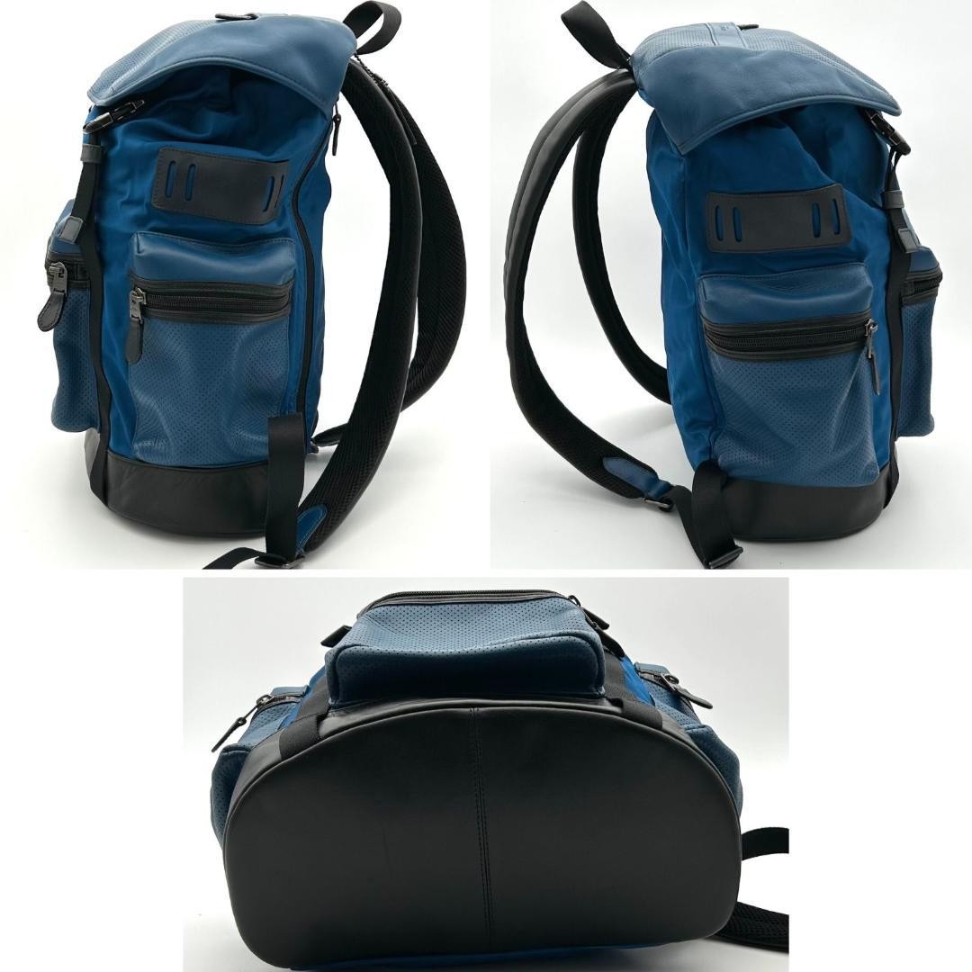 Coach Terrain Trek Nylon Leather Backpack 16cm depth Used