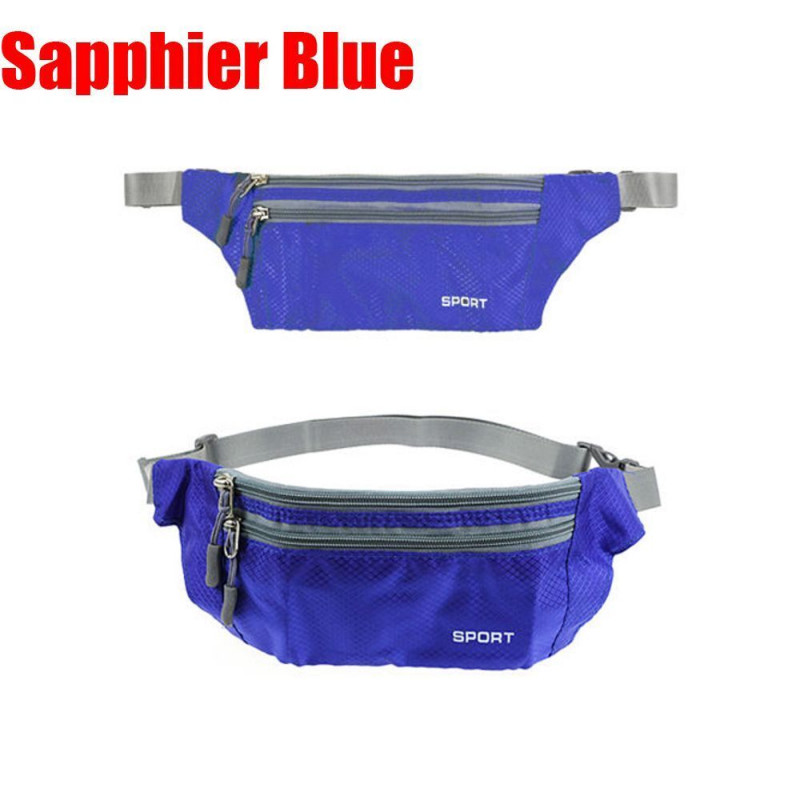 Running Hiking Bum Sport Belt Fanny Pack Money Bag Waist Pouch