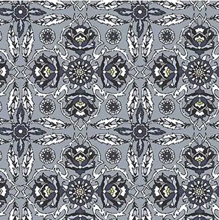 Vera Bradley Backpack,Cotton Utility, Plaza Tile, Gray Blue, Recycled fabric,NEW