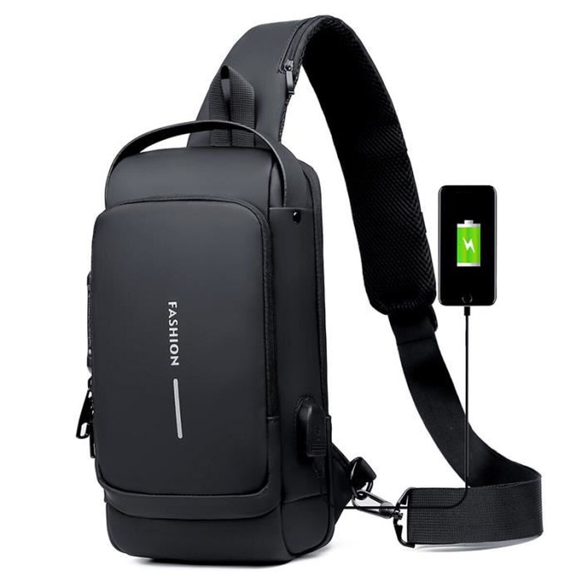 Unisex Sport Travel Waterproof Anti-Theft Shoulder Bag Chest Bag