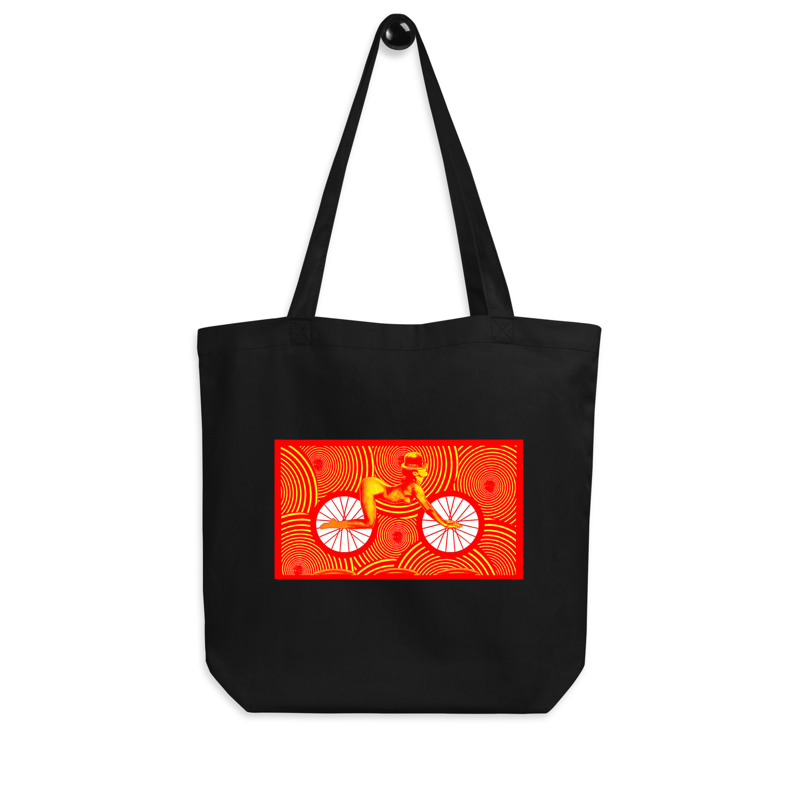 Bike Polo Hipster Bicycle Girl Eco Tote Bag