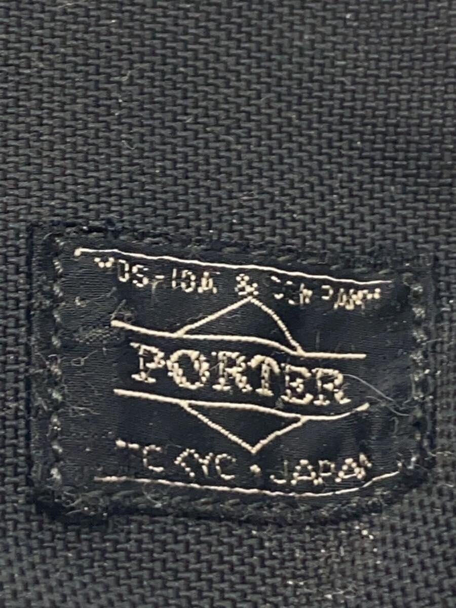 Authentic PORTER Black Shoulder Bag 9cm Depth 31cm Height 41cm Width
