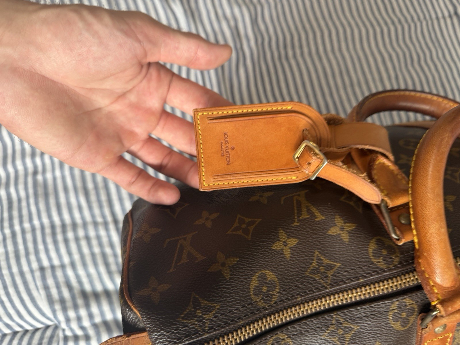 Louis Vuitton Monogram Keepall 45 Boston Bag Travel Bag