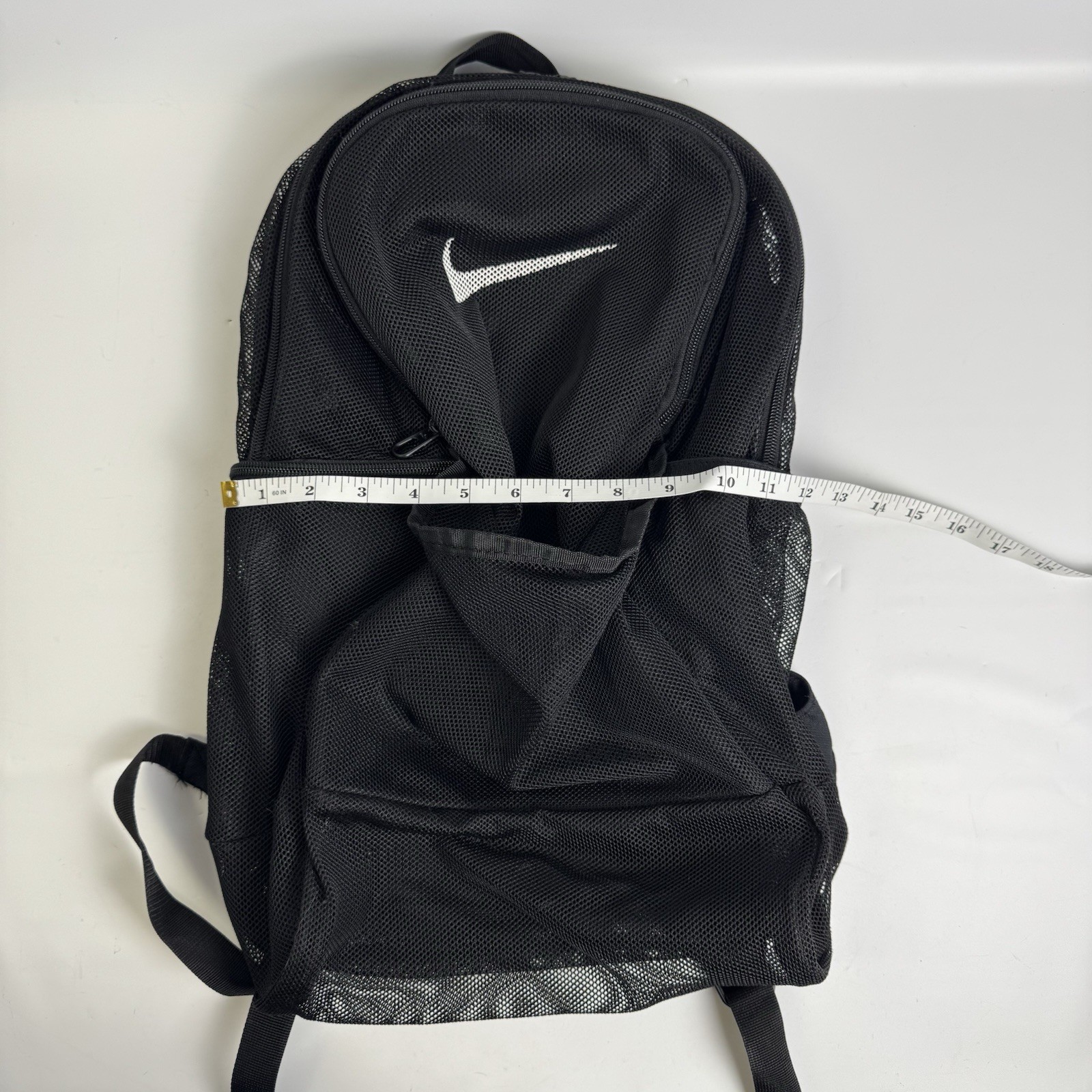Nike Brasilia Mesh Training Backpack See Through Backpack Durable Polyester
