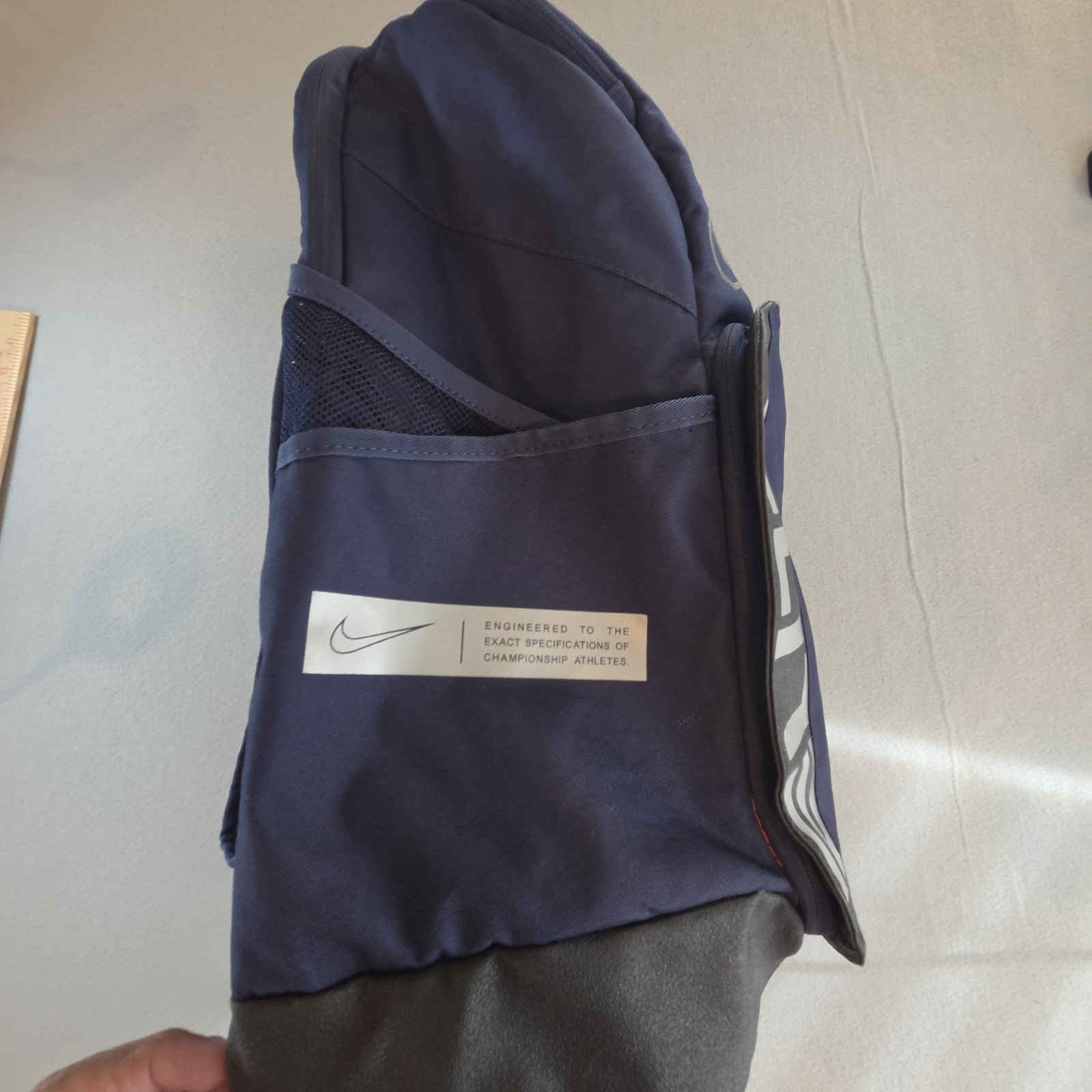 Nike Elite Pro Backpack Navy Blue Basketball Volleyball Soccer Sports 32L