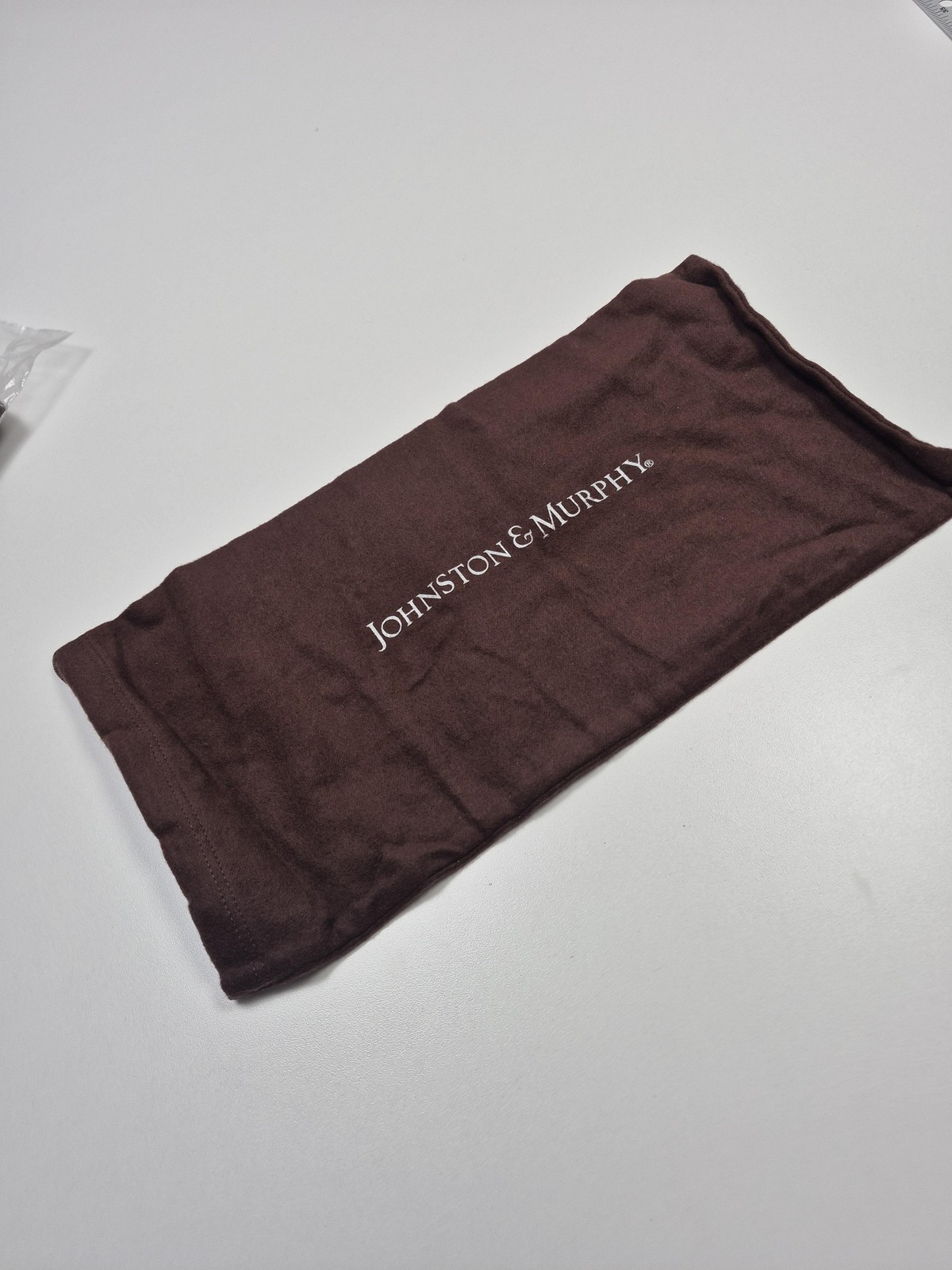 Johnston & Murphy Dust Bag Men’s Brown Drawstring Shoe Dust 2 Pieces Italy