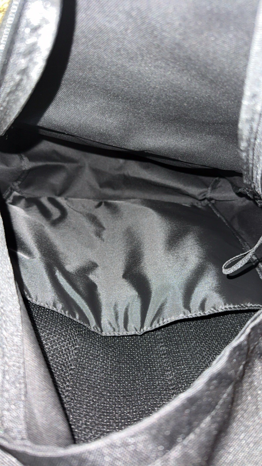 LACOSTE $98 Backpack BIG CROC LOGO bag side pocket Black AUTHENTIC NEW NH5184OM