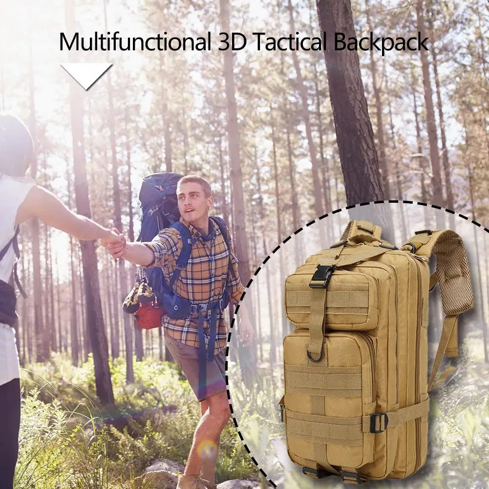Military Camping Backpack Tactical Molle Travel Bags Outdoor Camping Hiking Men