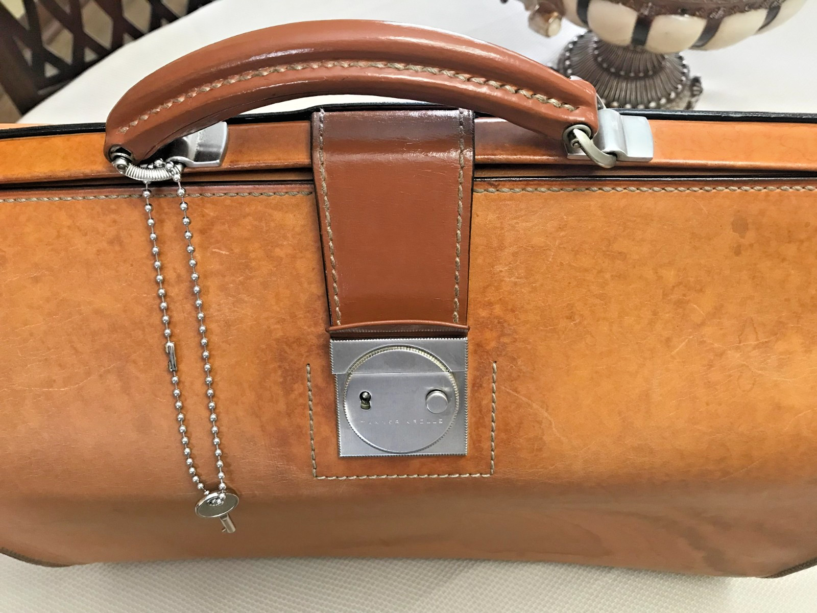 TANNER KROLLE “Bailey’s Case” Bridle Leather Briefcase / Lawyer Bag – ENGLAND